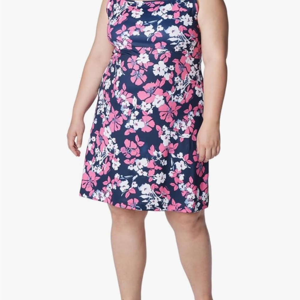 COLUMBIA Freezer III PFG Stretch Dress UPF 50 OMNI-FREEZE/SHADE/WICK SZ 2X Plus